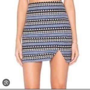 BCBGeneration Tribal Aztec Mini Skirt SIZE 2